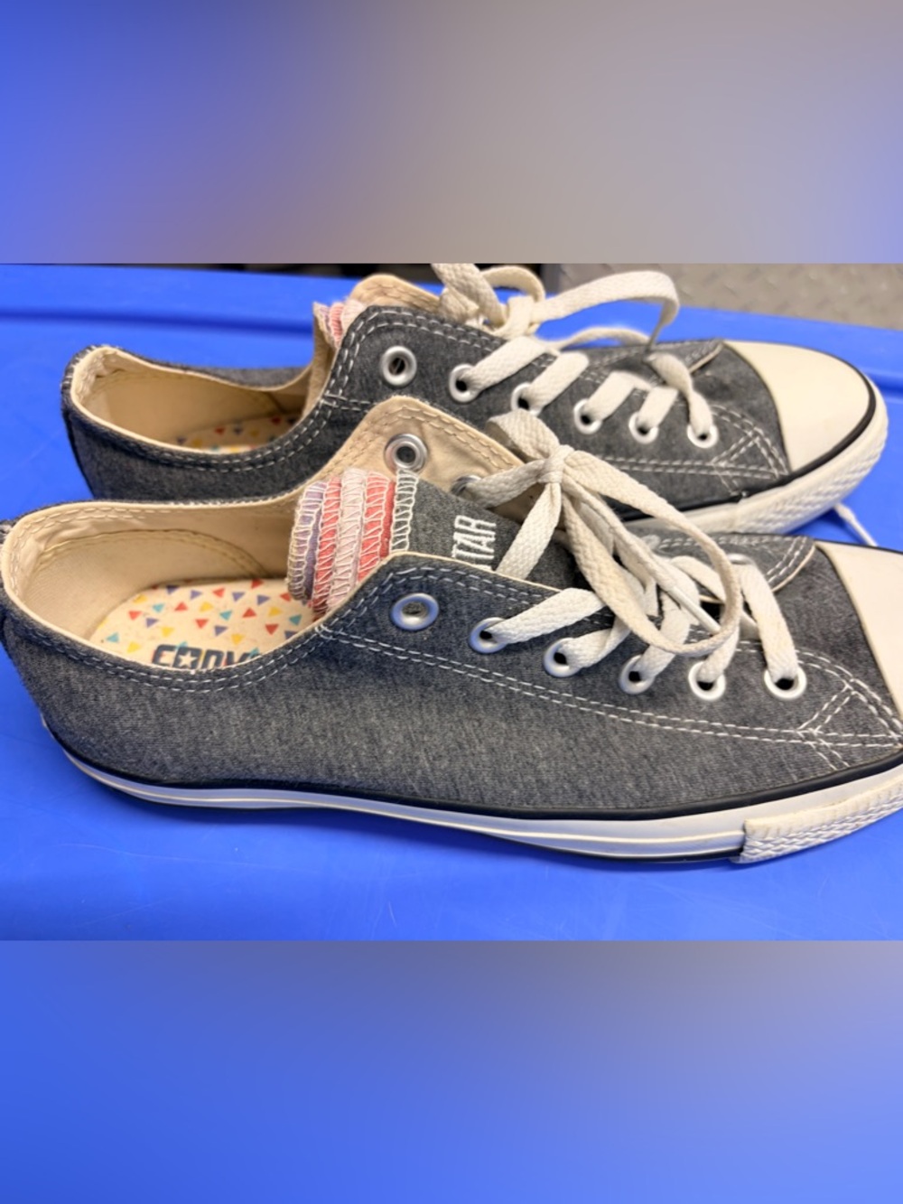 Converse Chuck Taylor OX Multiple Tongue – Grey – Women’s 9 / EU 40